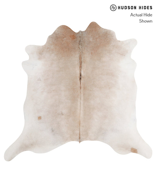 Grey with Beige Cowhide Rug #A3601