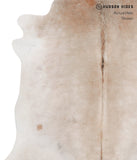 Grey with Beige Cowhide Rug #A3601
