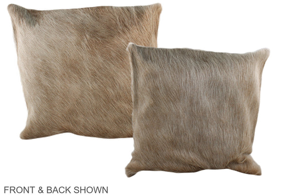 Champagne Cowhide Pillow #A36016