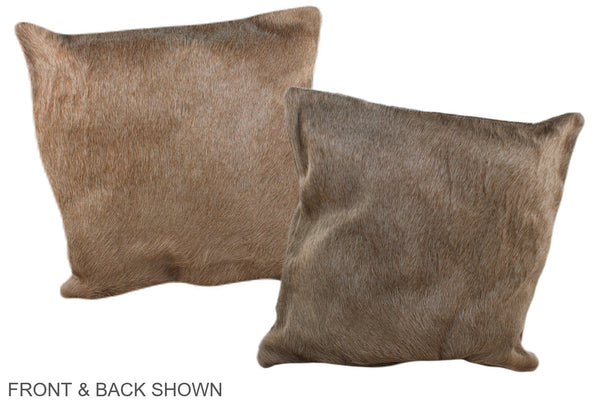 Taupe Cowhide Pillow #A36025