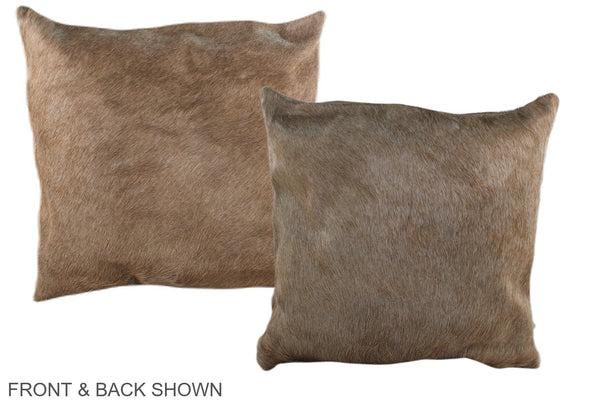 Taupe Cowhide Pillow #A36028