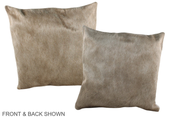 Champagne Cowhide Pillow #A36054