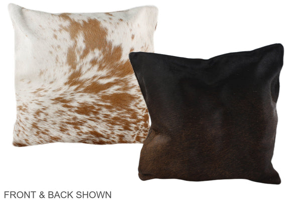 Chocolate Cowhide Pillow #A36105