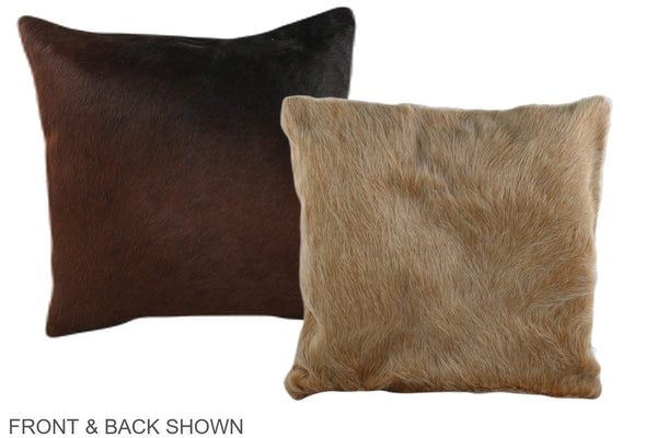 Beige Cowhide Pillow #A36113