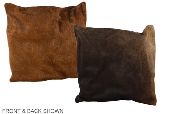 Chocolate Cowhide Pillow #A36120