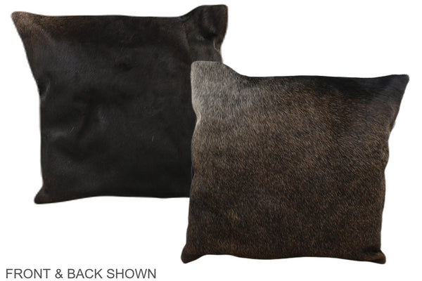 Chocolate Cowhide Pillow #A36171
