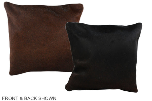 Chocolate Cowhide Pillow #A36174