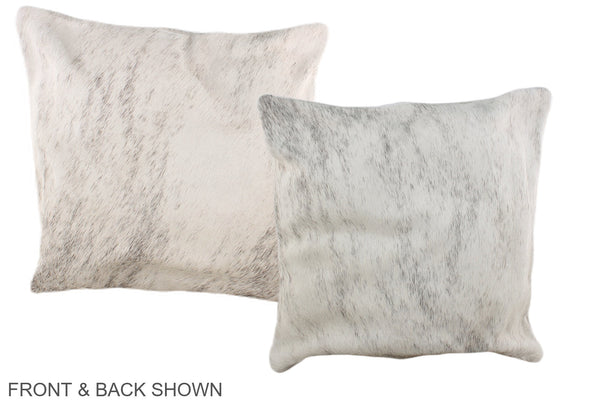 Grey Cowhide Pillow #A36207