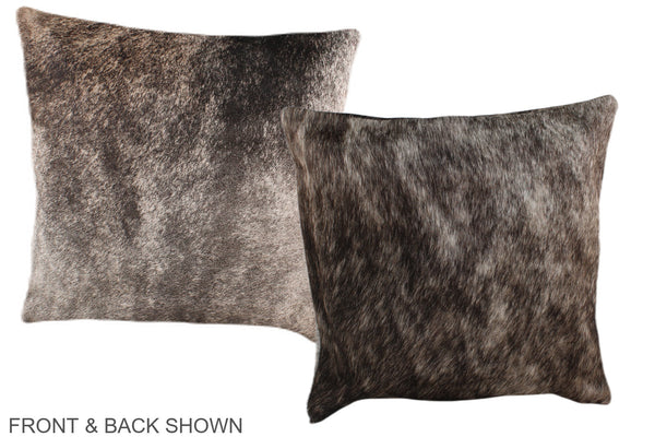 Grey Cowhide Pillow #A36211