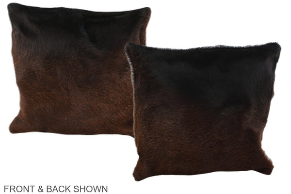 Chocolate Cowhide Pillow #A36215