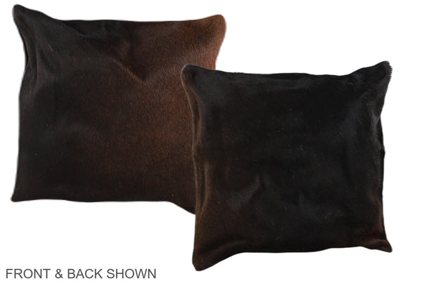 Chocolate Cowhide Pillow #A36217