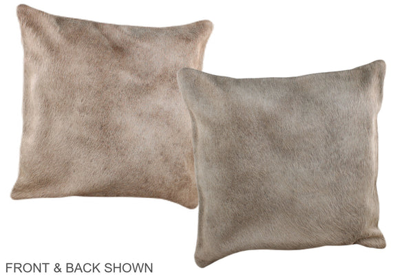 Champagne Cowhide Pillow #A36254