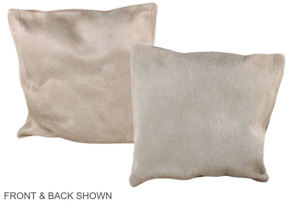 Champagne Cowhide Pillow #A36278