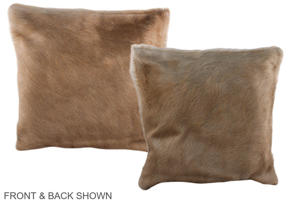 Taupe Cowhide Pillow #A36287