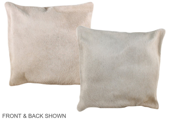 Champagne Cowhide Pillow #A36294