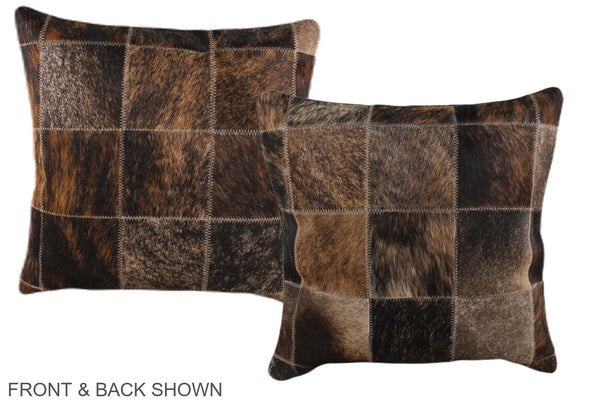 Patchwork Cowhide Pillow #A36302