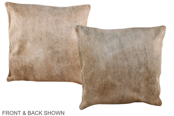 Taupe Cowhide Pillow #A36333