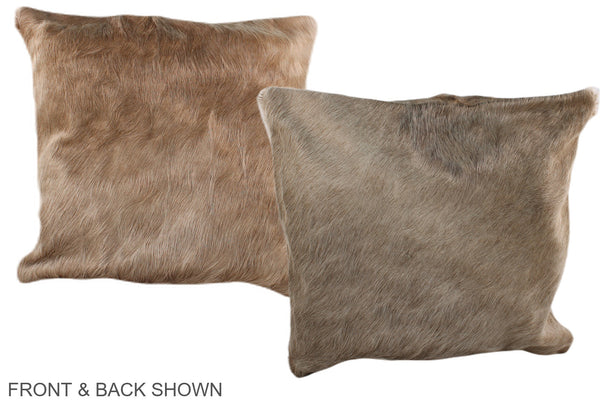Taupe Cowhide Pillow #A36339