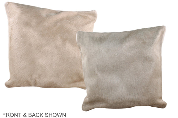 Champagne Cowhide Pillow #A36343