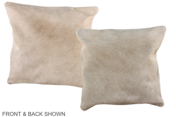 Champagne Cowhide Pillow #A36362