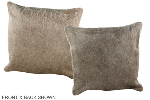 Champagne Cowhide Pillow #A36380