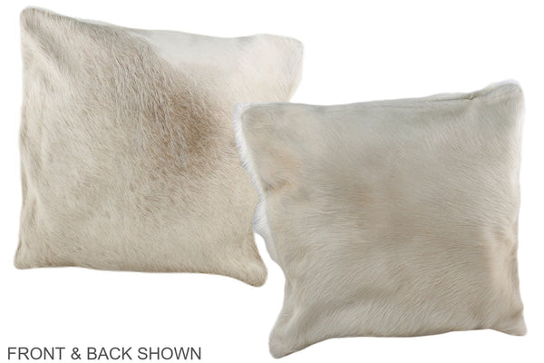 Champagne Cowhide Pillow #A36388