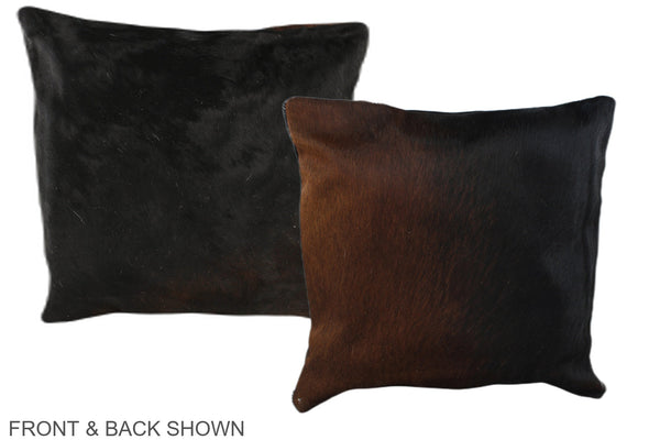 Chocolate Cowhide Pillow #A36393