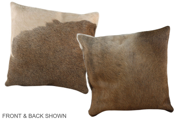 Taupe Cowhide Pillow #A36400