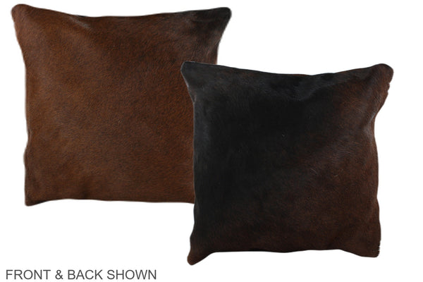 Chocolate Cowhide Pillow #A36406