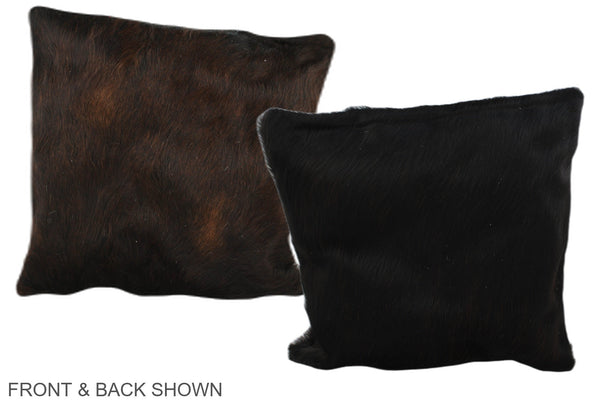 Chocolate Cowhide Pillow #A36424
