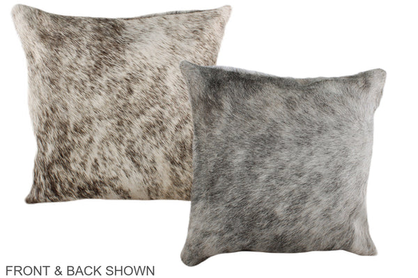 Grey Cowhide Pillow #A36426