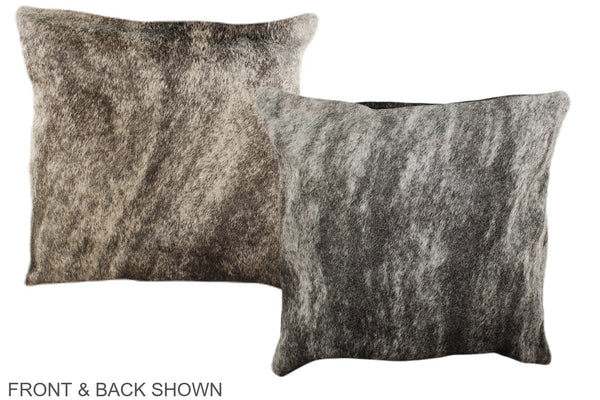 Grey Cowhide Pillow #A36432
