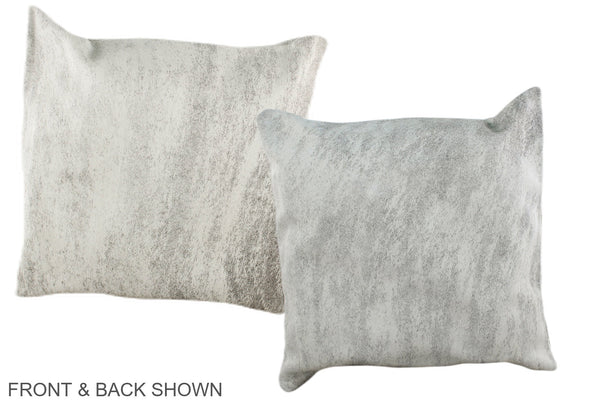 Grey Cowhide Pillow #A36443