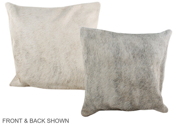 Grey Cowhide Pillow #A36478