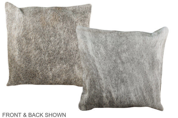 Grey Cowhide Pillow #A36480