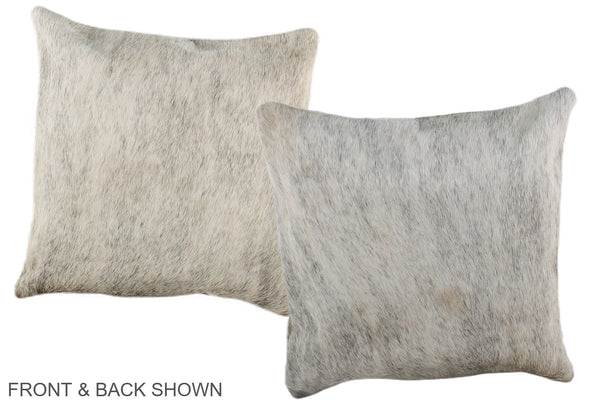 Grey Cowhide Pillow #A36550