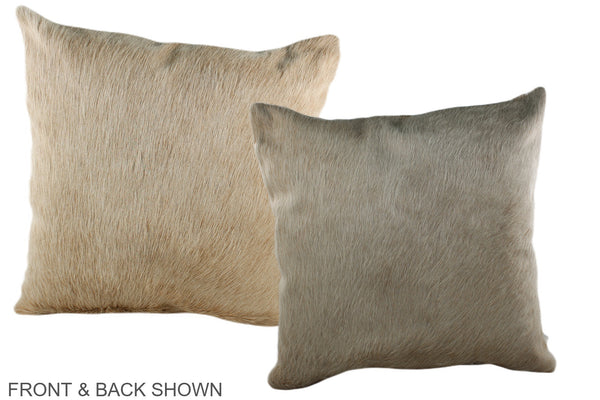 Taupe Cowhide Pillow #A36605