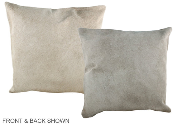 Grey Cowhide Pillow #A36647
