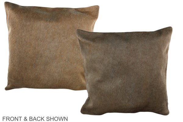 Taupe Cowhide Pillow #A36657