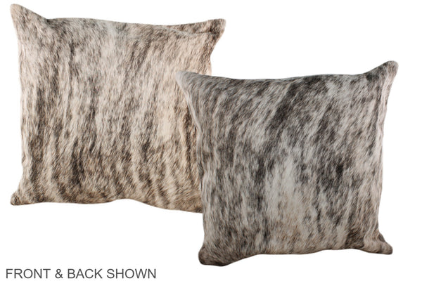 Grey Cowhide Pillow #A36674