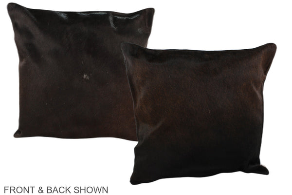 Chocolate Cowhide Pillow #A36685