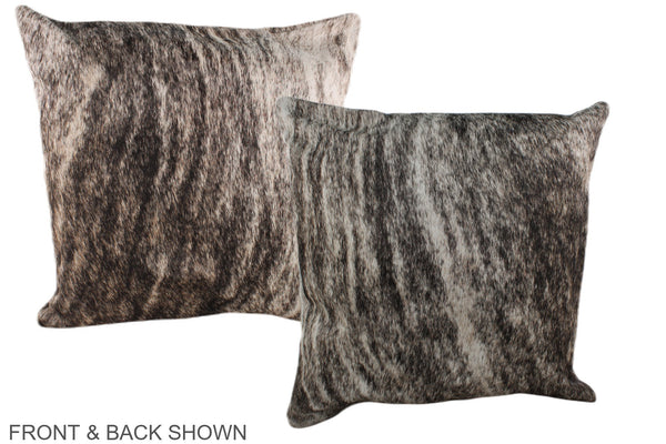 Grey Cowhide Pillow #A36742