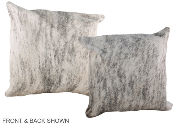 Grey Cowhide Pillow #A36749