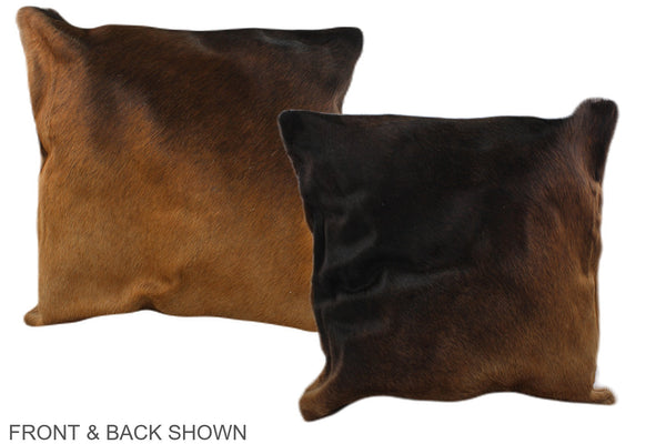 Chocolate Cowhide Pillow #A36821