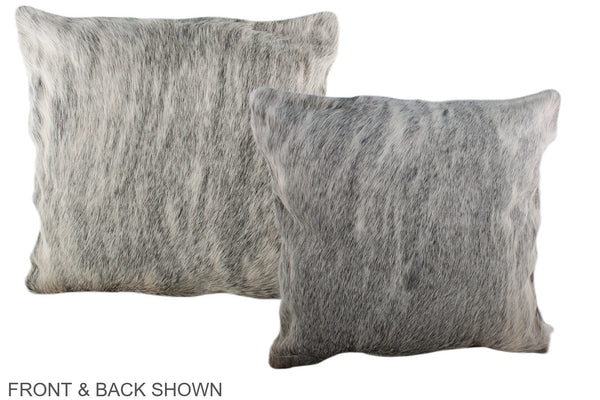 Grey Cowhide Pillow #A36825