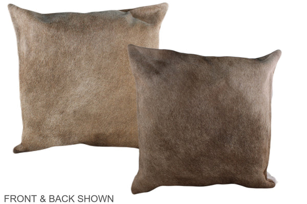Taupe Cowhide Pillow #A36889