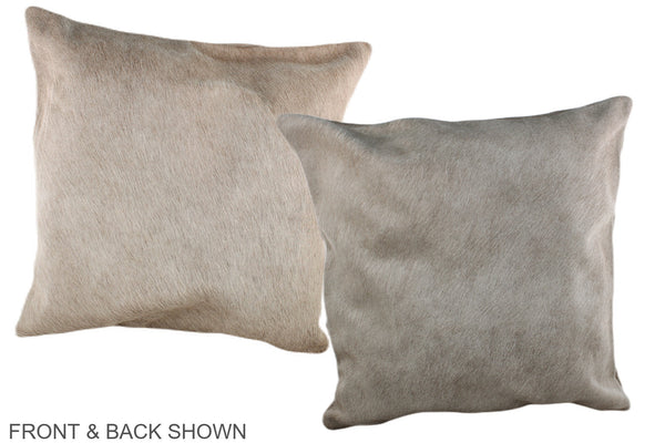 Champagne Cowhide Pillow #A36963