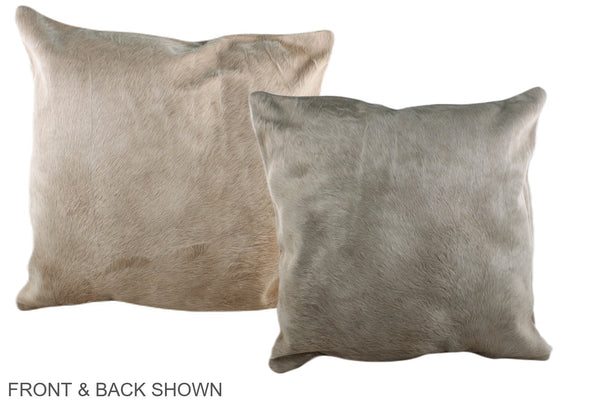 Champagne Cowhide Pillow #A36992
