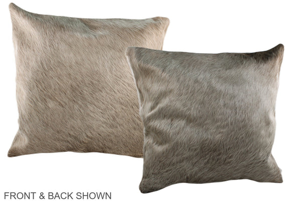 Taupe Cowhide Pillow #A36996