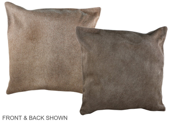 Taupe Cowhide Pillow #A37001